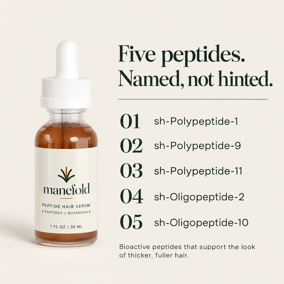 Peptide Hair Serum